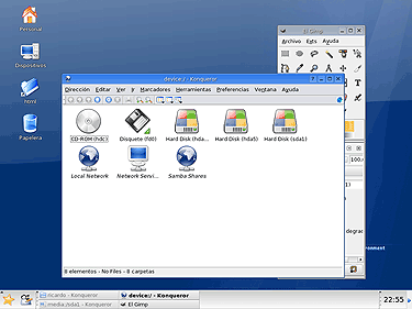 Captura de Mandriva Linux Free 2006