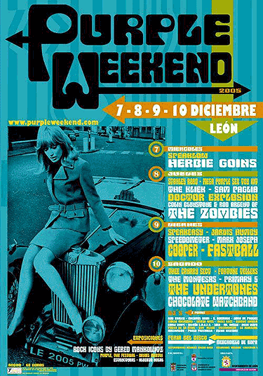 Cartel del 'Purple Weekend' 2005