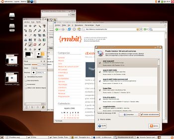 Captura de mi escritorio de Ubuntu