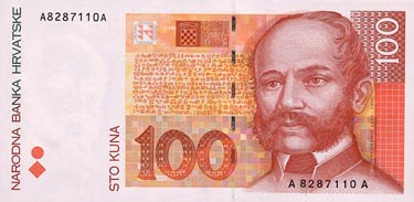 100 kuna de 1993