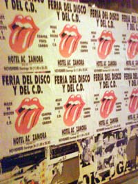 Foto de los carteles de la última feria del disco en Zamora