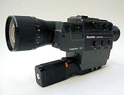 Una cámara de super 8 moderna
