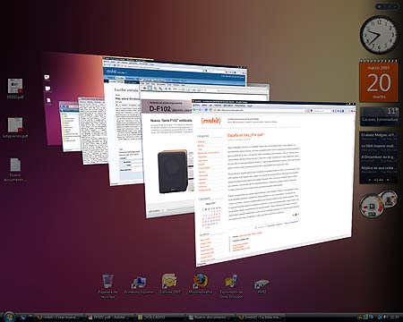 Captura de mi escritorio con Windows Vista
