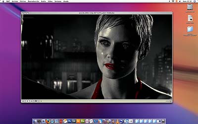 Una captura de la película Sin City en 720p
